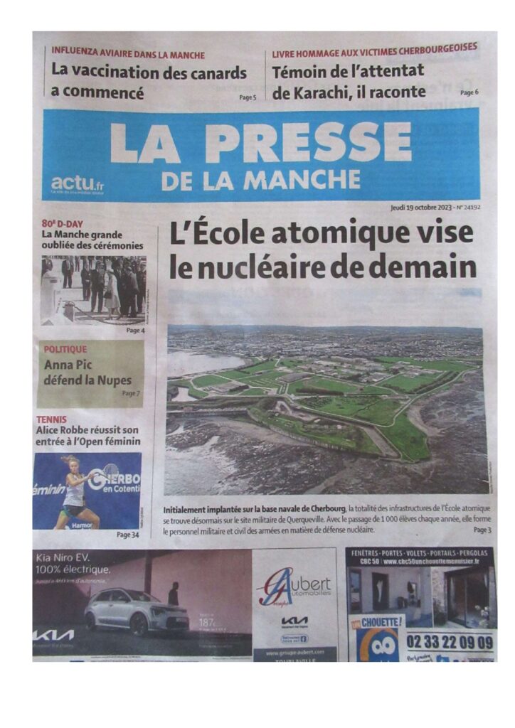 Article de presse - La Manche Libre 2023-10-09